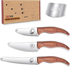 BS01 TIVOLI Kids Knife Set Cooking Kitchen Knives Cutting