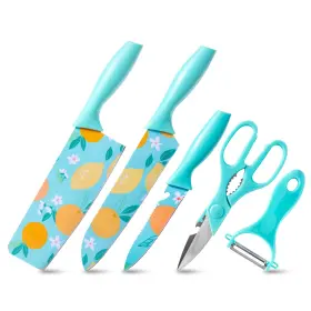 B0C3WK4CRL TJ POP Kitchen Knife Set Box Sharp Steel Chef Food