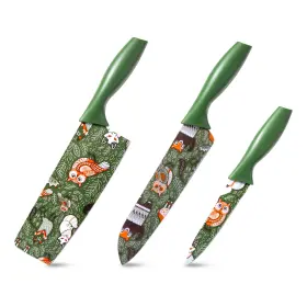 HP05004 TJ POP Colorful Knife Set Kitchen Coded Coated Stee