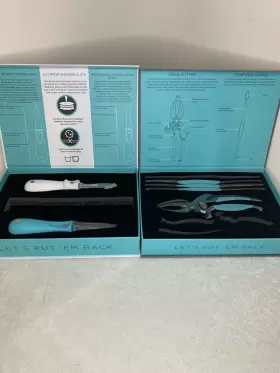 855864007760 TOADFISH Oyster Shuckers Crab Lobster Set