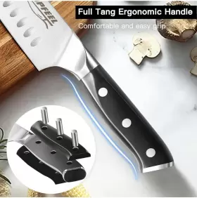 B09X2HRVV8 TOPFEEL Chef Knife Set Kitchen Knives #3