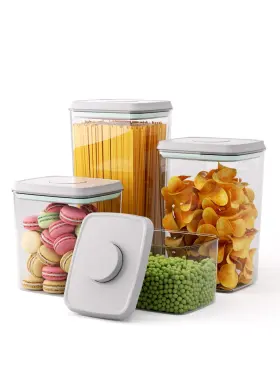 B0DCDF6KYF TOURDEUS Pop Storage Set Pack Airtight Food Lids