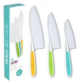856021007036 TOVLA Kid Safe Knife Set Cooking Educational