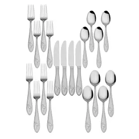 044228043425 TOWLE LIVING Flatware Service Set Steel #2