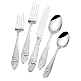 044228043425 TOWLE LIVING Flatware Service Set Steel