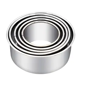 JZP8 TPPYONY Biscuit Cutters Round Cookie Steel Dumpling Skin