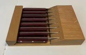 016017064119 TRAMONTINA Serrated Steak Knife Set Hardwood