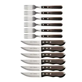 016017141230 TRAMONTINA Porterhouse Steak Knife Fork Set