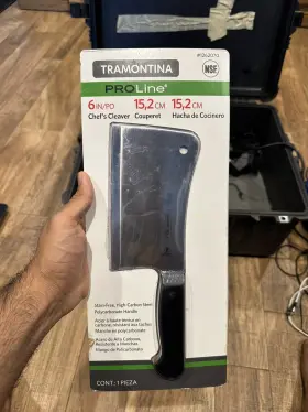 016017143302 TRAMONTINA Proline Chefs Cleaver Stain High Box