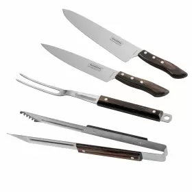 016017147355 TRAMONTINA Chefs Knife Set Grill Tongs Fork #2