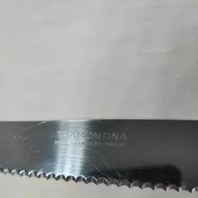 Tramontina 8 QUOT Inox Inch Knife Full Tang Wood Handle Bread #2
