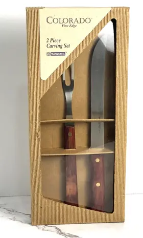 P-845 TRAMONTINA Carving Set High Carbon Steel Edge