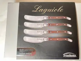 0973051 TRUDEAU CORPORATION Laguiole Set Cheese Knives Pakka