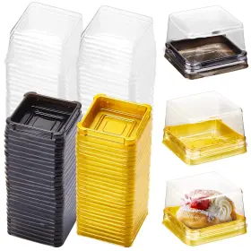 B0BJF26NFQ TUANSE Mini Cupcake Dessert Containers Lids Cupc