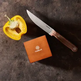 Tuskw TUMBLER High Kitchen Steak Knife Steel Blade Razor