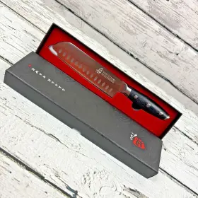 970270338483 TUO Hawk Santoku Knife Chef Kitchen Cutlery