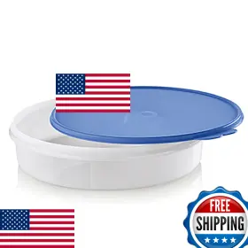 B0049UEUAS TUPPERWARE Round Pie Cake Taker Cupcake Cookie