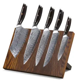 113457EBONY TURWHO Chef Knife Damascus Steel Kitchen Cleaver