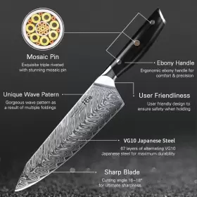 A00011A00012A00013A00014 TURWHO Santoku Bread Slicer Chef #2