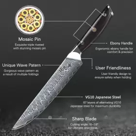 A00011A00012A00013A00014 TURWHO Santoku Bread Slicer Chef #3