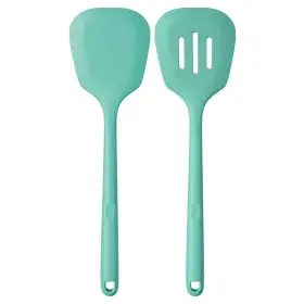 B0D63578DV U-TASTE Heat Silicone Turner Spatula Set Flexible