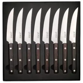 657631978330 UMOGI Steak Knives Set Box Tang Wenge Wood