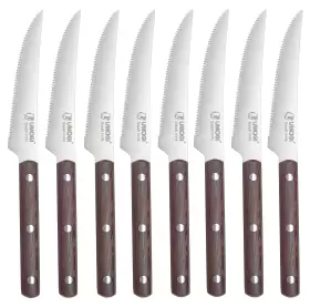 657631981262 UMOGI Steak Knives Set Box Tang Wooden Handle