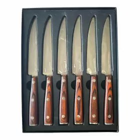657631988216 UMOGI High End Steak Knives Set Natural Wooden