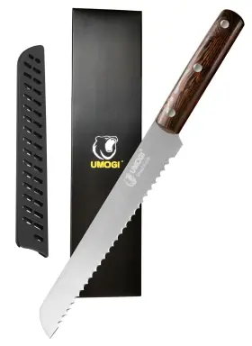 805983775170 UMOGI High Carbon Steel Bread Knife Ultra Shar