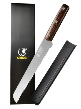U-CK04S UMOGI Bread Knife High Carbon Steel Ergonomi