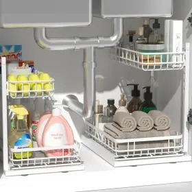 B0DXZ91YBS UNINOL Sink Organizer Kitchen Storage Organiza