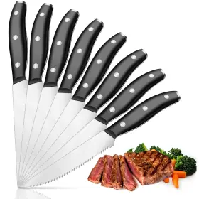 190186013120 UNIQUEFIRE Steak Knife Knives Set Highly