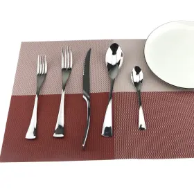 5X4STEAKSILVERKY UNITURCKY Uniturck Flatware Set Steel Steak