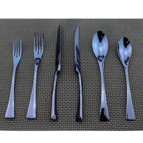 633863862894 UNITURCKY Mirror Flatware Set Steel Service