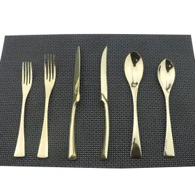 KAYAPO-CHGOLD6X1 UNITURCKY Flatware Set Steel Mirror Cutlery