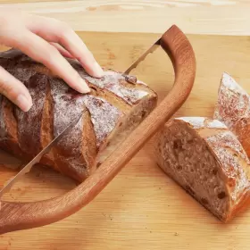 UP-BREAD-1 UPRICHYA Wooden Bow Knife Serrated Bagel Sourdough #2