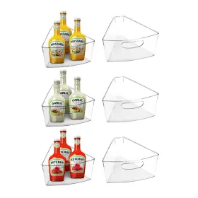 B0BM9CNSX1 URALFA Lazy Susan Organizer Bins Corner Cabinet