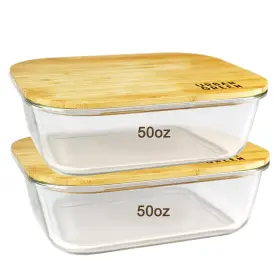 B0C45JPGL2 URBAN GREEN Glass Food Storage Containers Lids