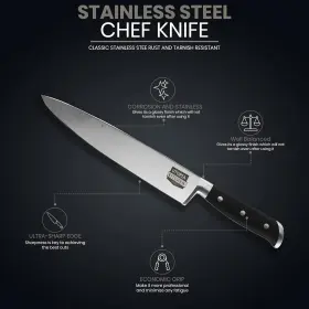 726084693692 UTOPIA KITCHEN Chef Knife Cooking Carbon Steel #2