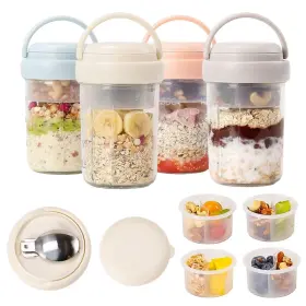 B0FSCXBT51 UWILLION Pack Overnight Oats Containers Lids