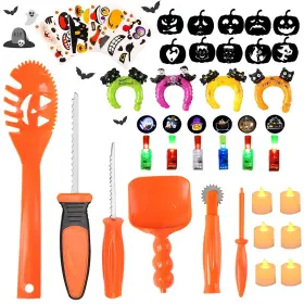 791564725378 VANOW Pumpkin Carving Halloween Tools Set Led