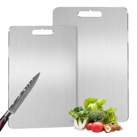 710456850158 VEHEQUNY Titanium Cutting Board Kitchen Hygieni