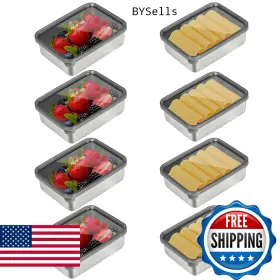 B0DXBB6717 VERVEIA Cheese Container Refrigerator Fridge Deli