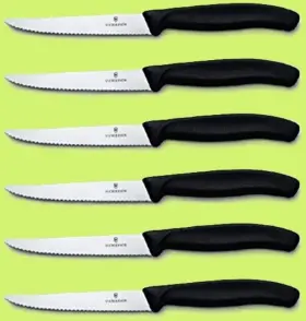 588982-6.7233.6US1 VICTORINOX Swiss Classic Steak Set Spear