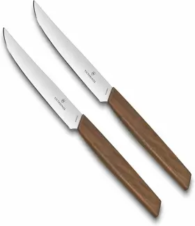 6.9000.12G VICTORINOX Swiss Steak Knife Set Wood