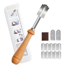 VS-BDKNIFE-04 VINOIL Bread Lame Sourdough Scoring Tool Dough