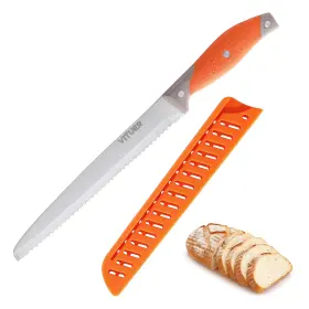 VITUER-11 VITUER Bread Knife Cover Serrated Homemade