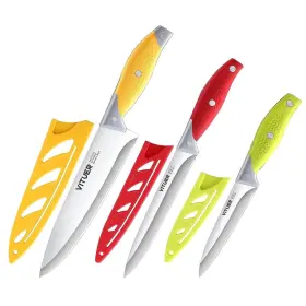610625582142 VITUER Chef Knife Kitchen Multicolor Steel Sharp