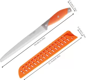VITUER-11 VITUER Bread Knife Cover Serrated Homemade #2