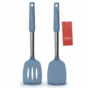 B0BYZ6MJX3 VOVOLY Starry Pack Silicone Spatulas Solid Steel